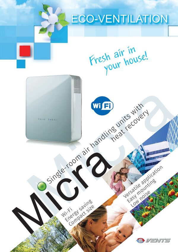 VENTS Micra 100 E WiFi - Datenblatt