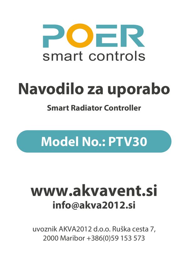 Bedienungsanleitung POER PTV30