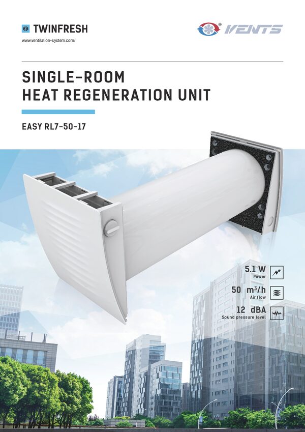 VENTS TwinFresh Easy-D RL7-50-17 - Datenblatt
