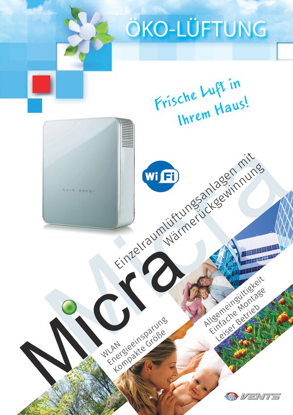 VENTS Micra 100 E WiFi - Datenblatt